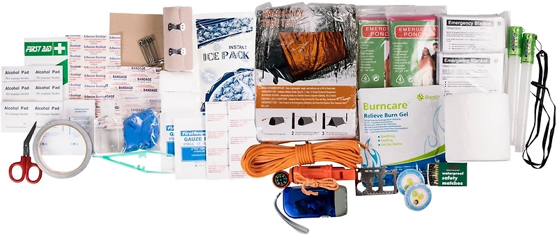 Life Gear 2-Person Waterproof 72-Hour Dry Bag Survival Kit