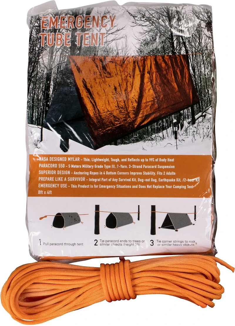 Life Gear 2-Person Waterproof 72-Hour Dry Bag Survival Kit