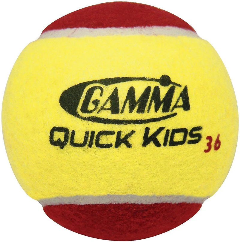 Gamma Quick Kids 36 Youth Tennis Balls 12-Count