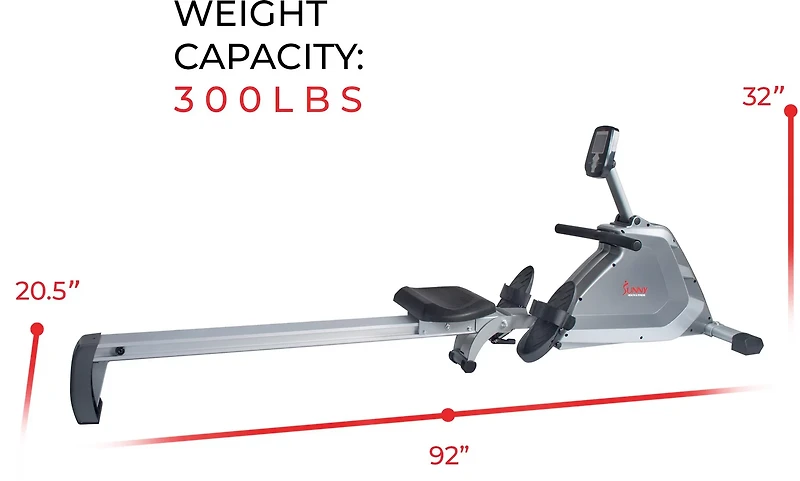 Sunny Health & Fitness SF-RW5854 Magnetic Rowing Machine