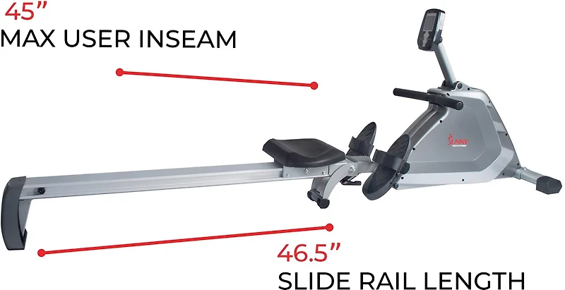 Sunny Health & Fitness SF-RW5854 Magnetic Rowing Machine