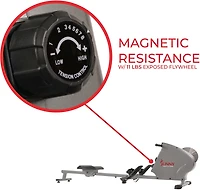 Sunny Health & Fitness Magnetic Flywheel Rowing Machine