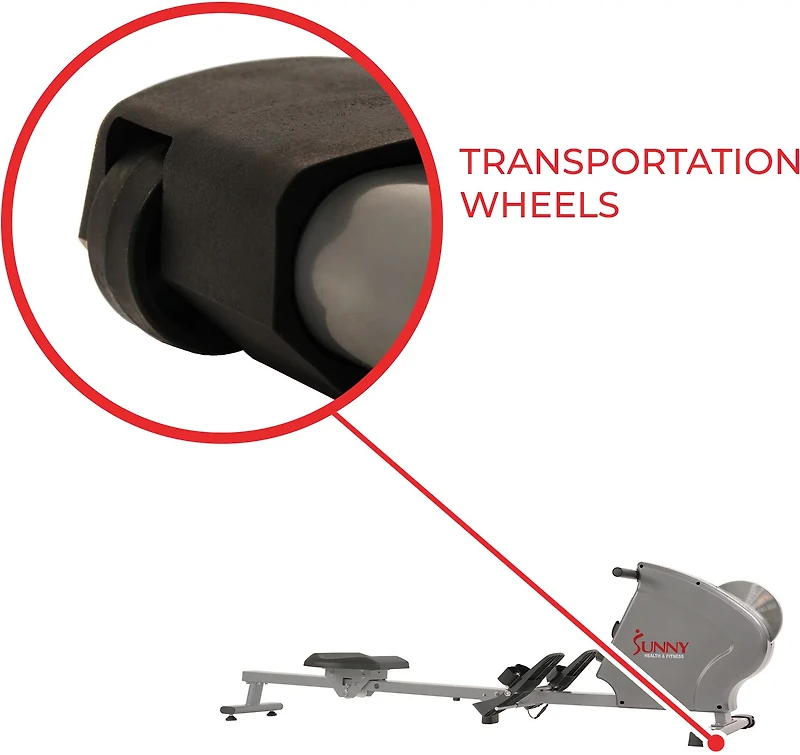 Sunny Health & Fitness Magnetic Flywheel Rowing Machine