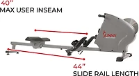 Sunny Health & Fitness Magnetic Flywheel Rowing Machine