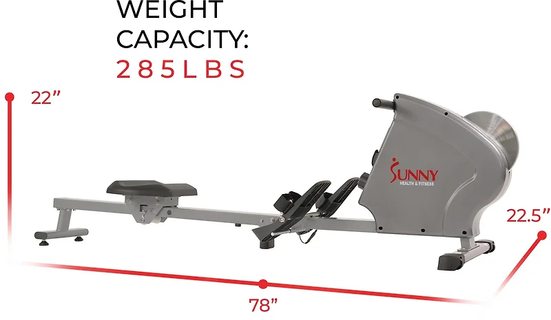 Sunny Health & Fitness Magnetic Flywheel Rowing Machine