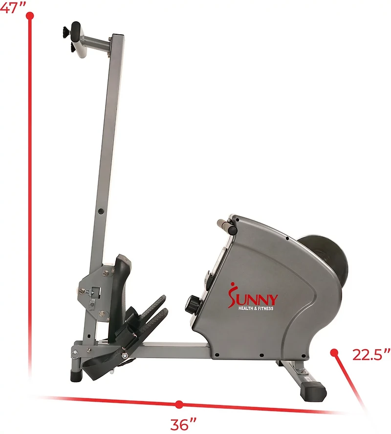 Sunny Health & Fitness Magnetic Flywheel Rowing Machine