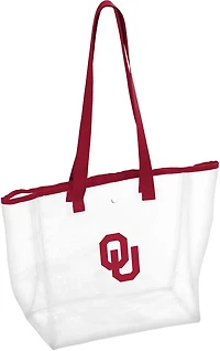 Logo Adults' University of Oklahoma Stadium Clear Tote