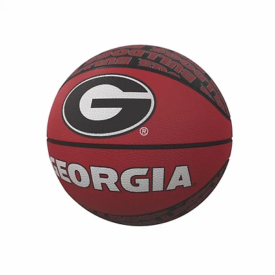 Logo University of Georgia Repeating Logo Rubber Mini-Size Basketball