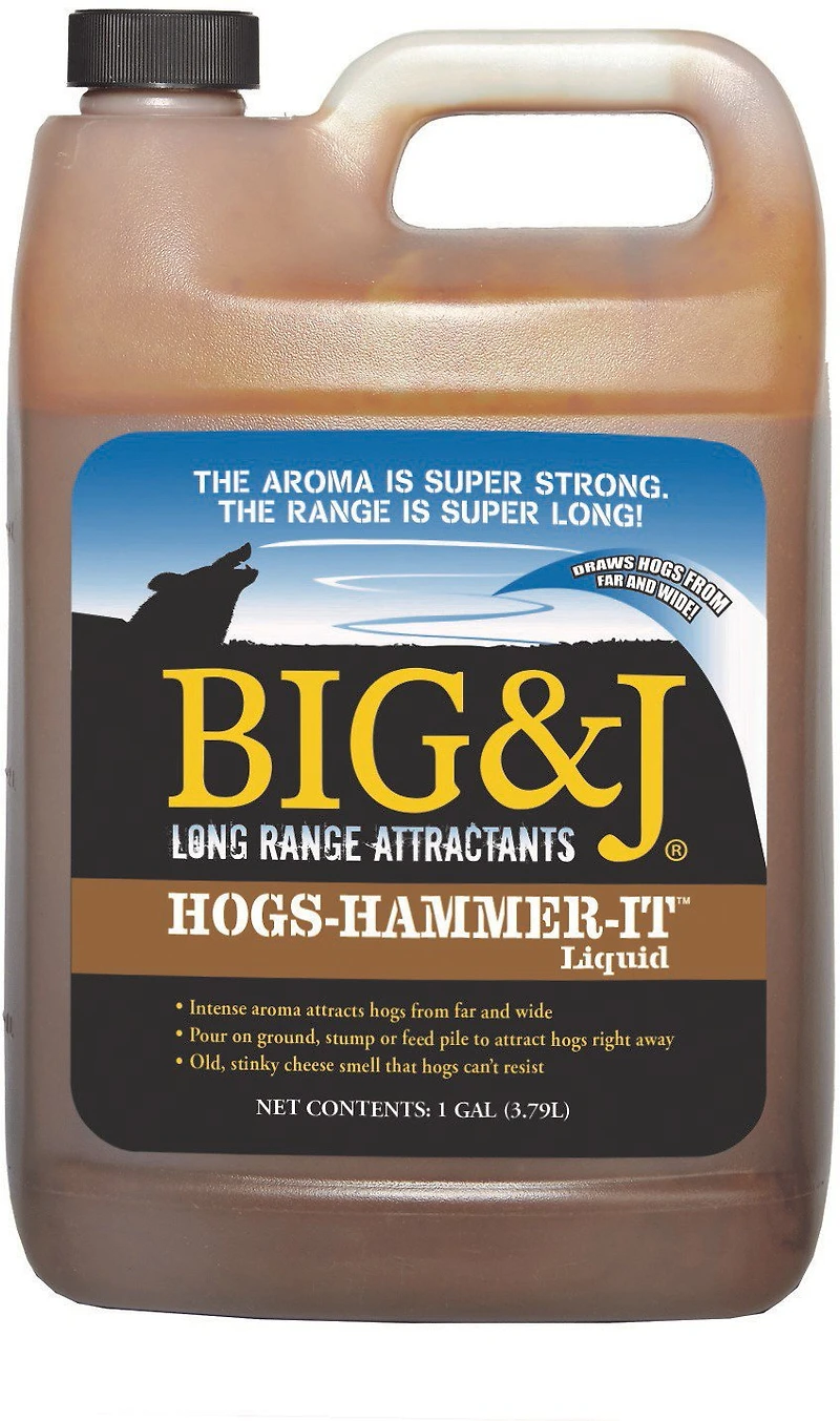 Big & J Hogs-Hammer-It 1 gal Liquid Attractant