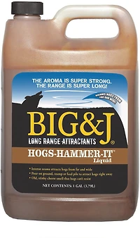Big & J Hogs-Hammer-It 1 gal Liquid Attractant