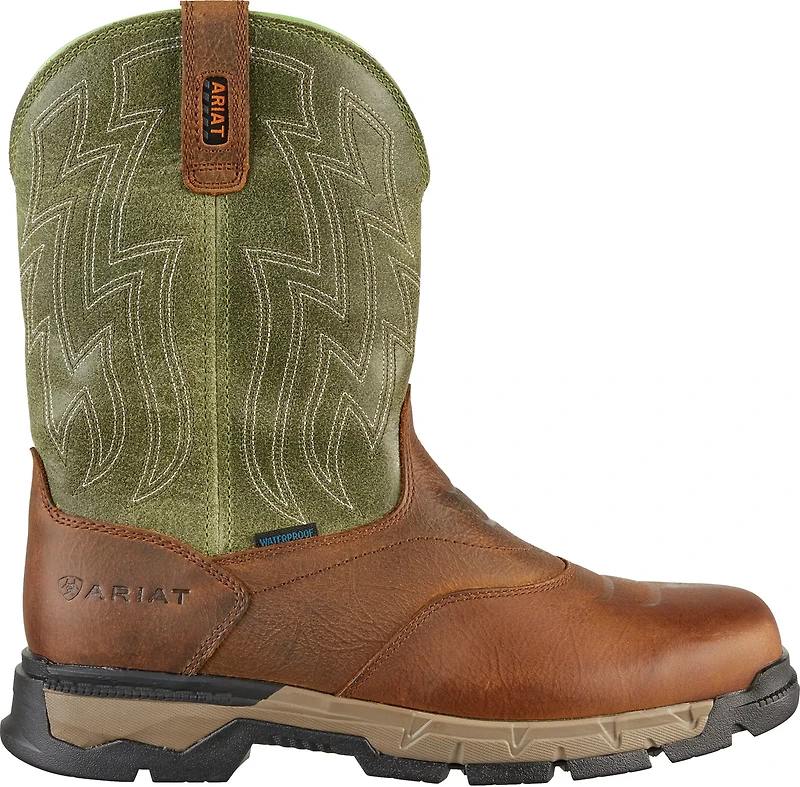 Ariat Men's Rebar Flex Waterproof EH Western Wellington Work Boots