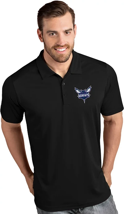 Antigua Men's Charlotte Hornets Tribute Polo Shirt
