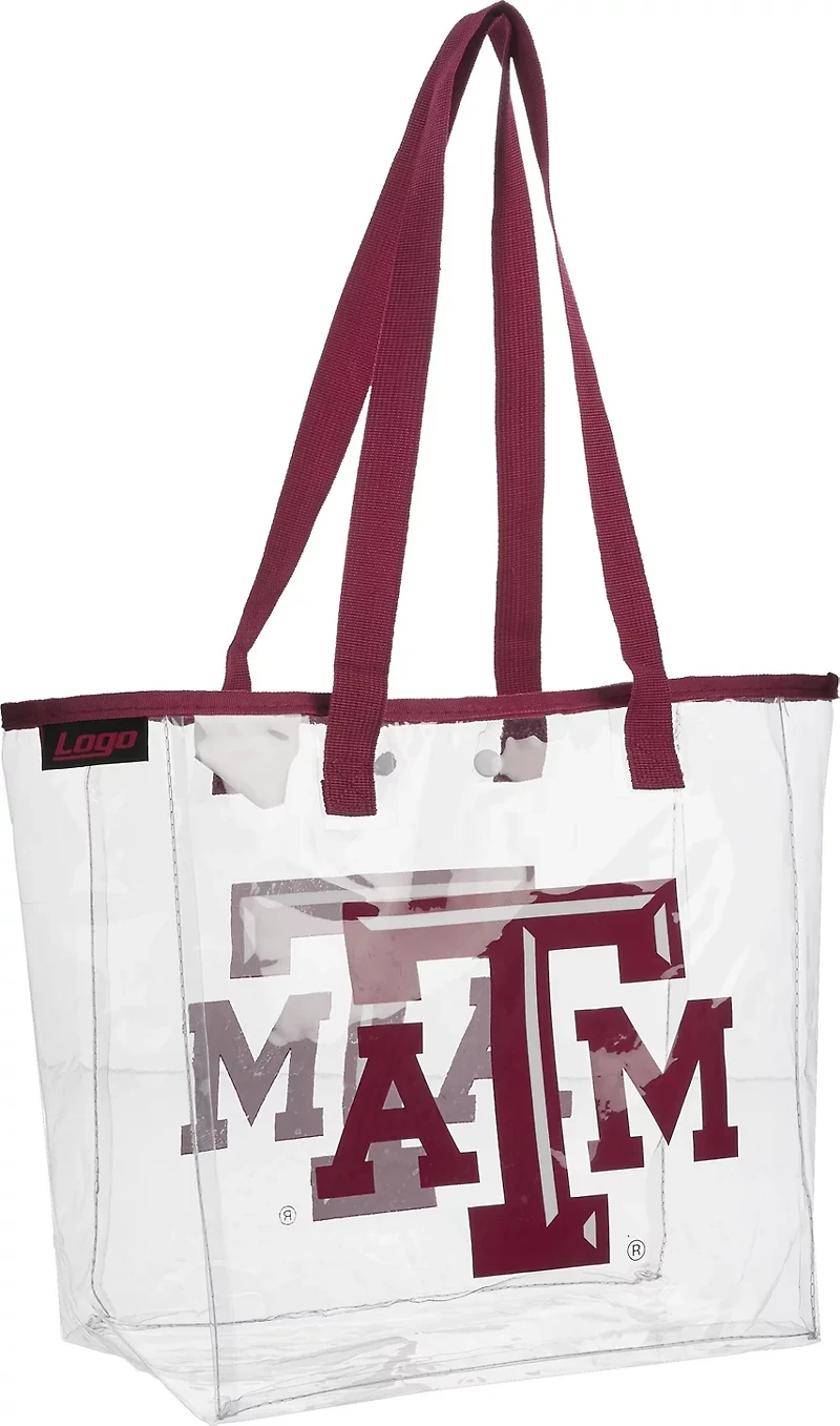 Logo Adults' Texas A&M University Stadium Clear Tote