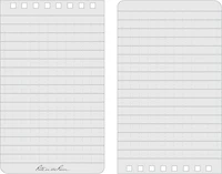 Rite in the Rain Weatherproof Top Spiral Notebook 3in x 5in, Universal Pattern