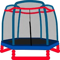 SkyBound 7 ft Trampoline Net