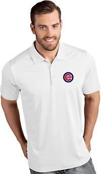 Antigua Men's Chicago Cubs Tribute Short Sleeve Polo Shirt