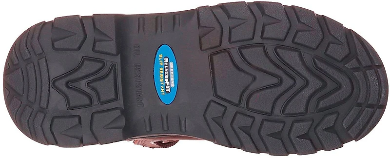 SKECHERS Women's Relaxed Fit Workshire Peril Steel Toe Boots