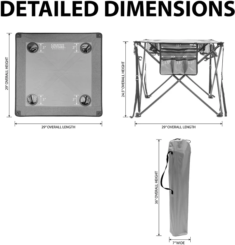 Creative Outdoor Folding Wine Table