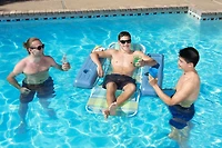 Poolmaster Caribbean Plaid Pool Float Lounge