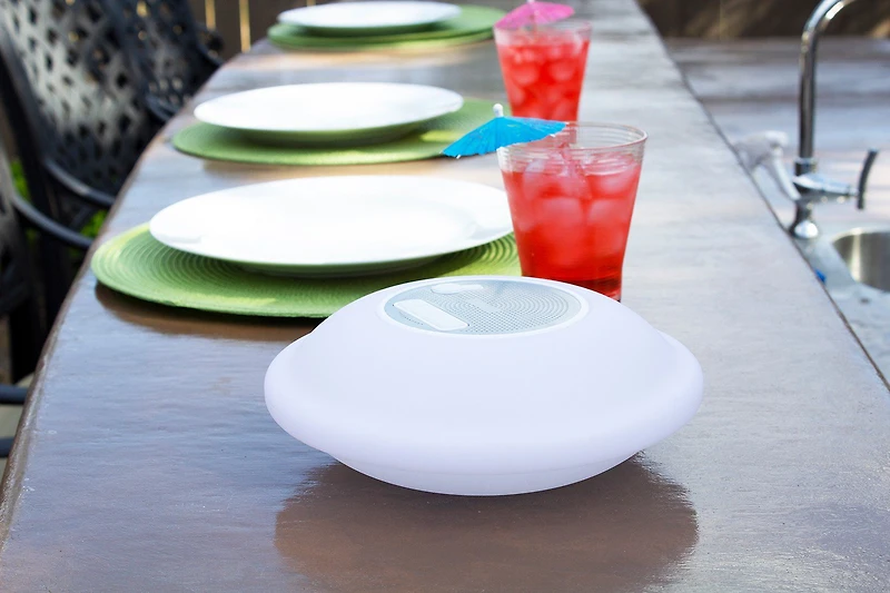 Poolmaster Floating Light-Up Wireless Speaker