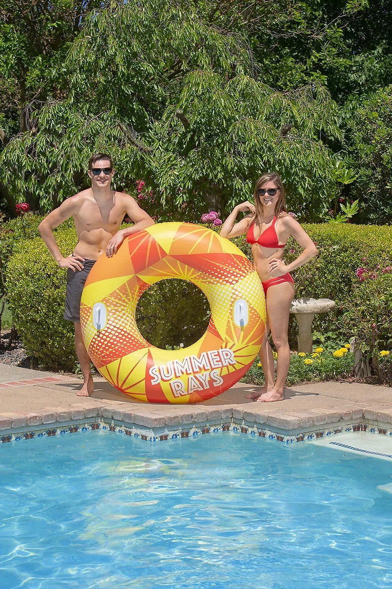 Poolmaster 54 in Summer Rays Sport Pool Float