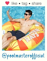 Poolmaster 54 in Summer Rays Sport Pool Float