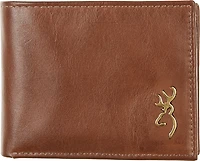 Browning Men's Brass Buck Bi-fold Wallet