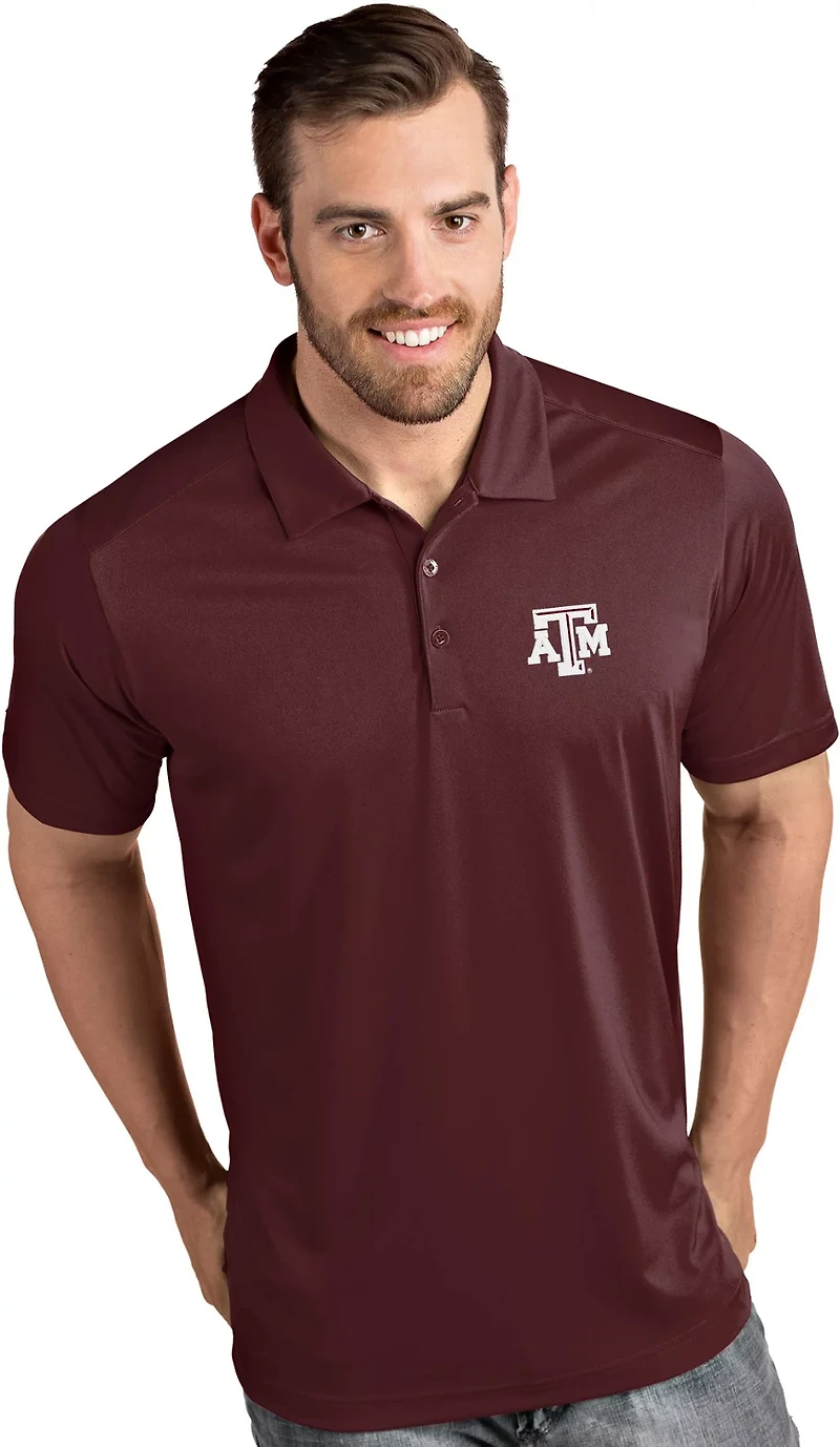 Antigua Men's Texas A&M University Tribute Polo