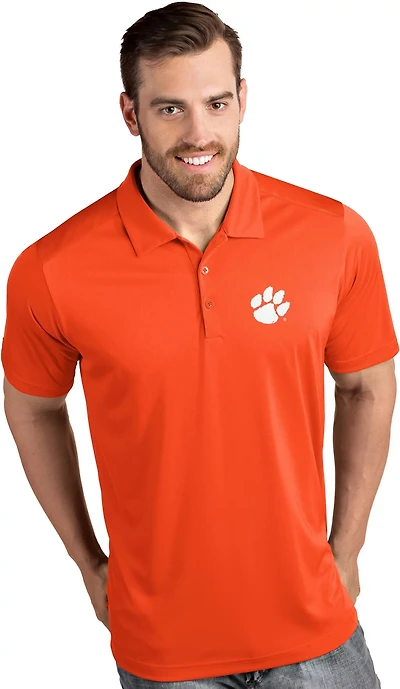 Antigua Men's Clemson University Tribute Polo