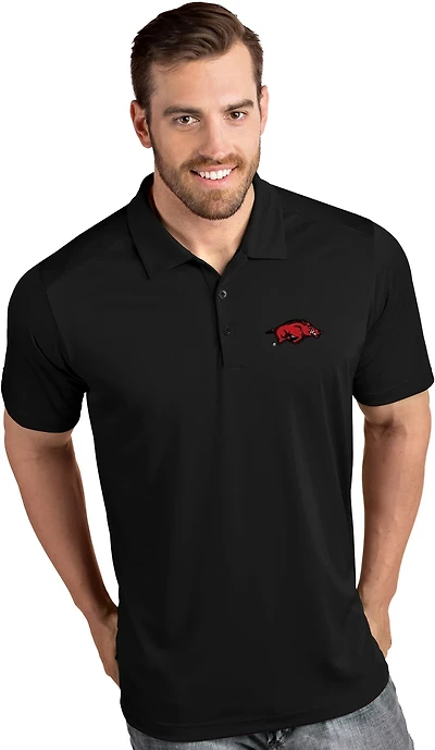 Antigua Men's University of Arkansas Tribute Polo