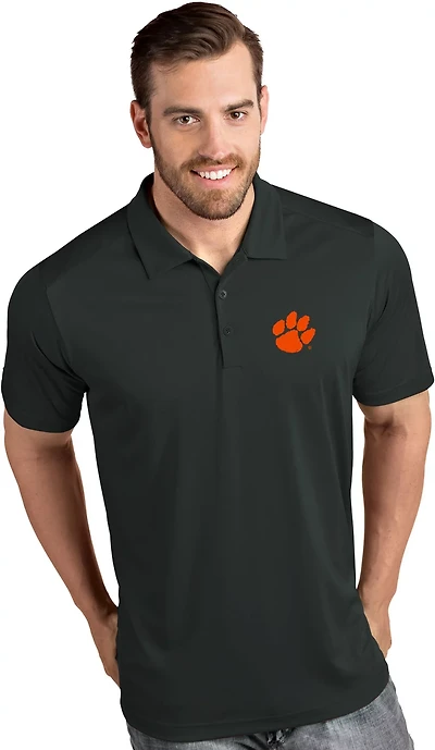 Antigua Men's Clemson University Tribute Polo