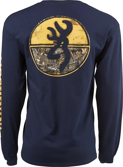 Browning Men's Classic Realtree Edge Circles Long Sleeve T-shirt
