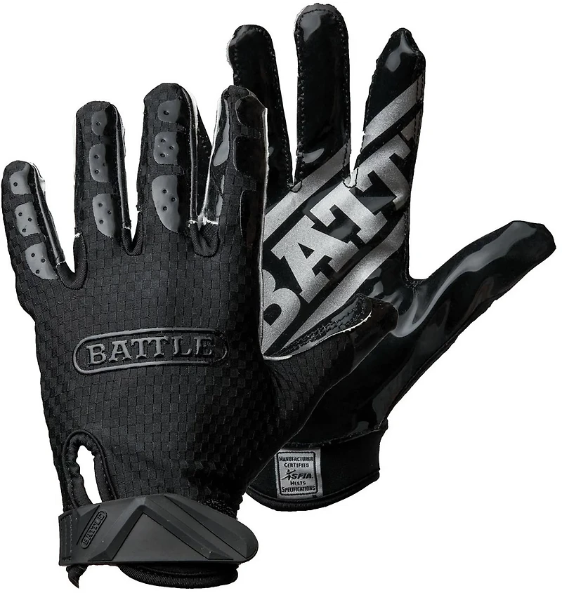Battle Adults' Triple Threat Football Gloves