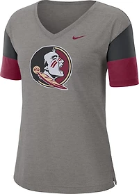 Nike Women's Florida State University Breathe V-neck T-shirt
