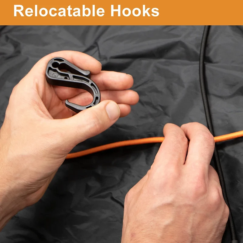 Rightline Gear Truck Bed Cargo Net with Built-In Tarp