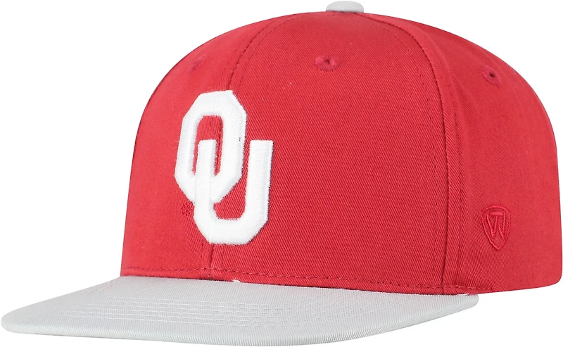 Top of the World Youth University of Oklahoma Maverick Cap