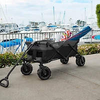 Creative Outdoor Silver Series All-Terrain Big Wheel Wagon