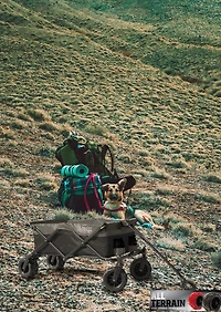 Creative Outdoor Silver Series All-Terrain Big Wheel Wagon