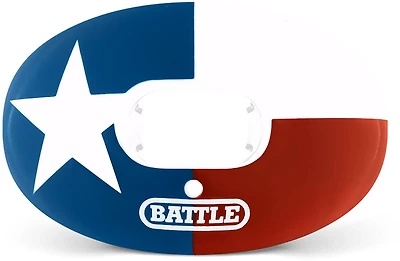 Battle Adults' Texas Flag Oxygen Football Mouth Guard