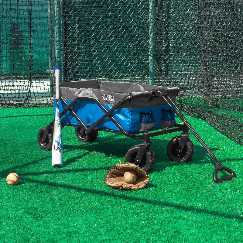 Creative Outdoor 2-Tone All-Terrain Folding Wagon