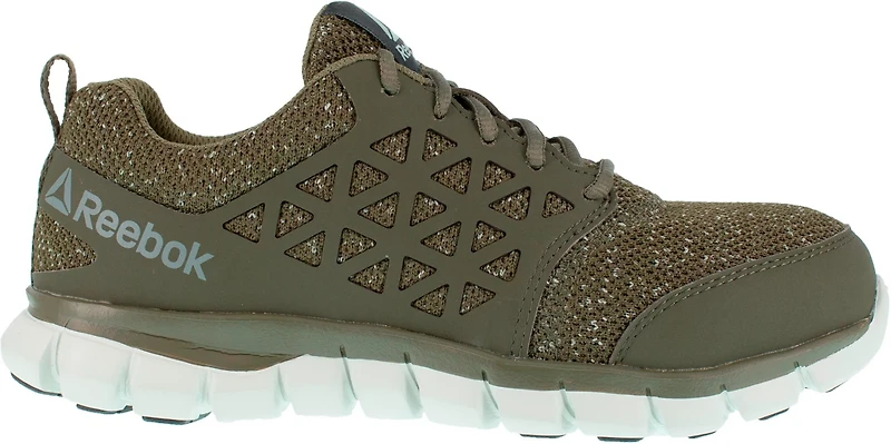 Reebok Women's Sublite Cushion Composite Toe Lace Up Work Shoes