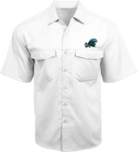 Antigua Men's Tulane University Game Day Woven Fishing Shirt