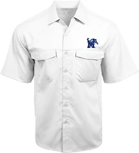 Antigua Men's University of Memphis Game Day Woven Fishing Shirt