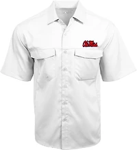 Antigua Men's University of Mississippi Game Day Woven Fishing Shirt