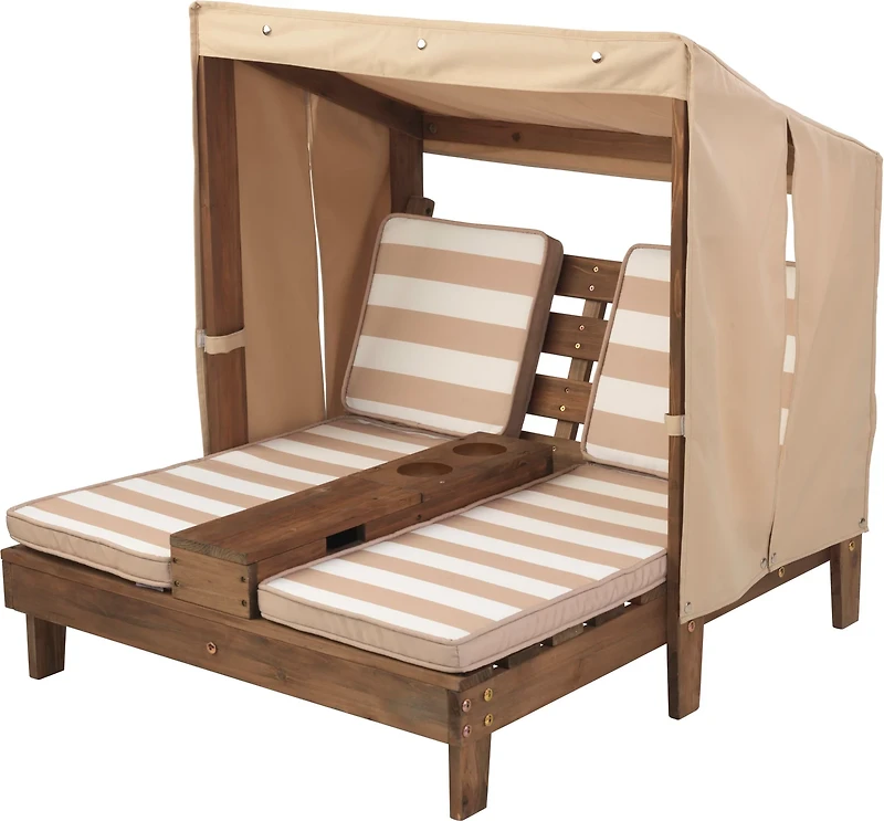 KidKraft Double Chaise Lounge with Cup Holders