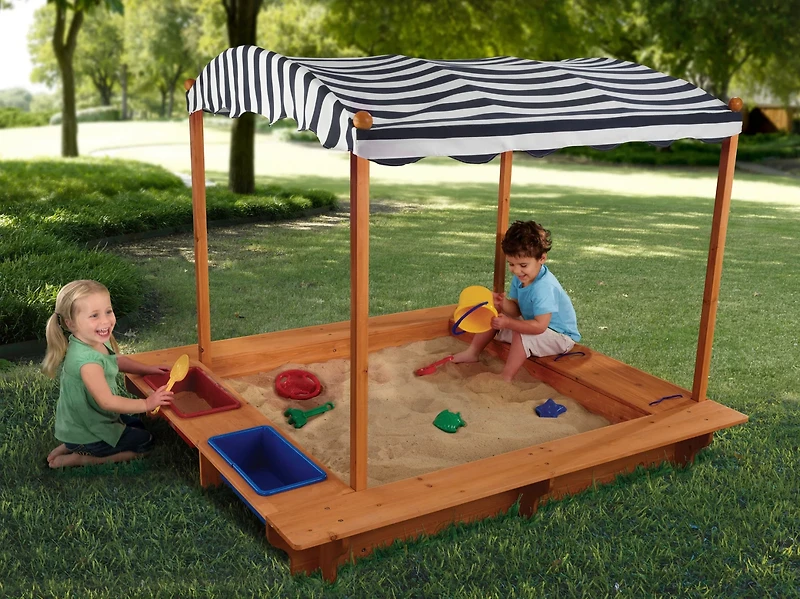KidKraft Outdoor Sandbox with Canopy