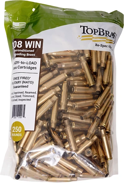 Top Brass .308 Winchester Premium Reconditioned Brass Headstamps