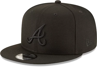 New Era Men's 9FIFTY Atlanta Braves Blackout Cap