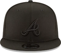 New Era Men's 9FIFTY Atlanta Braves Blackout Cap