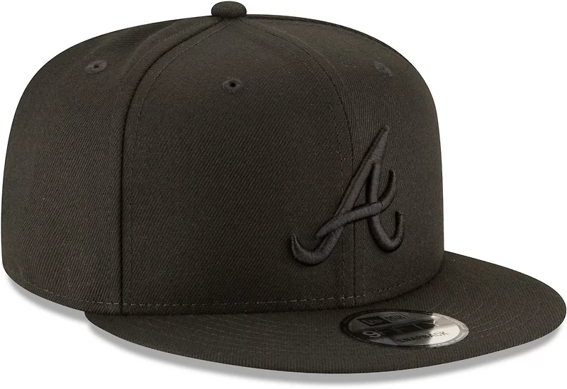 New Era Men's 9FIFTY Atlanta Braves Blackout Cap